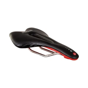 Astute Skyline VT Pilarga Saddle - Black / Red - Picture 1 of 1