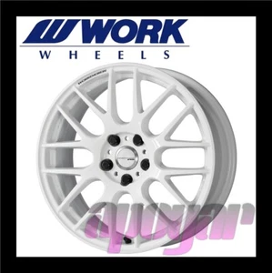 WORK EMOTION M8R WHEEL (1pcs) 17 inch 9.0J 25 5H 114.3 White (WHT) - Picture 1 of 1