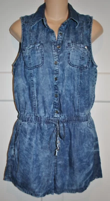 GUESS Fawna 牛仔连身裤 酸洗 尺寸 S/P 全新 — 第 1/4 张图片