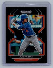 2022 Panini Prizm Draft Picks #PDP67 Jud Fabian Black NM-Mint