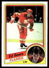 1984-85 O-Pee-Chee #219 Ed Beers Calgary Flames Hockey Card