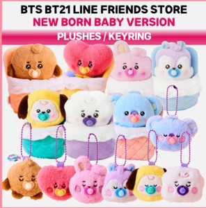 VERSIÓN RECIÉN NACIDO BTS BT21 2024. LLAVERO Y MUÑECA DE FELPA - Imagen 1 de 16