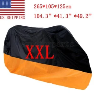 XXL Motorcycle Cover For Harley-Davidson Softail Deluxe Slim Fat Boy - Bild 1 von 1