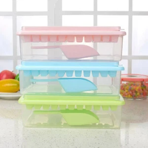 Ice Cube Tray, 77-Panel Food-Grade Ice Cube Mold, With Storage Box - Afbeelding 1 van 13