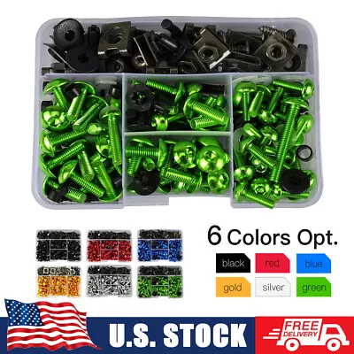 155PCS Fairing Bolt Kit Bodywork Screws Set For Honda CBR600RR 1000RR CBR1100XX - Image 1 of 4