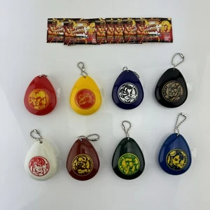 Set 8 Bandai Street Fighter Sound Drops Schlüsselanhänger 2006 Ryu Ken Capcom Gashapon - Bild 1 von 8