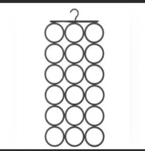 IKEA Komplement Aufhänger Schal Bindegürtel Organizer Mehrzweck grau Schrank Organizer - Bild 1 von 3