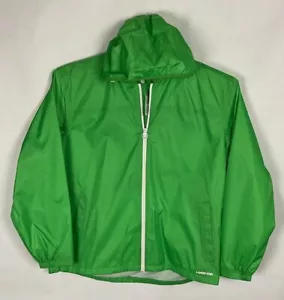 Lands' End Full Zip Packable Hooded Jacket Windbreaker Men’s Size XL Green NEW - Picture 1 of 15