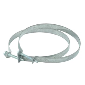 Fascetta stringitubo 4" per sfiato asciugatrice acciaio inox set da 2 - Foto 1 di 3