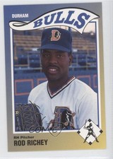 1990 Sportsprint Herald-Sun Durham Bulls Rodney Richey #24
