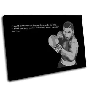 Mike Tyson Zitat Leinwand - Bild 1 von 13