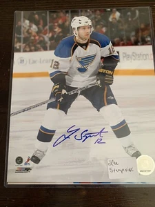 Lee Stempniak Autographed Signed 8x10 Photo St Louis Blues Devils Jets Bruins - Picture 1 of 1