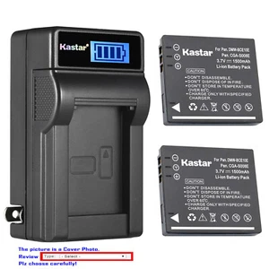 Kastar Battery LCD Wall Charger for CGA-S008 DMW-BCE10 Panasonic Lumix DMC-FX500 - Picture 1 of 11