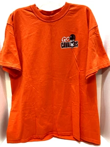 Camiseta Virginia UVA "Go Cavaliers Fútbol" Gildan Ropa Deportiva Naranja XL - Imagen 1 de 10