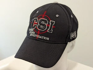 CSI Las Vegas Hat Cap Embroidered Baseball Adjustable StrapBack Black Logo Crime - Picture 1 of 14