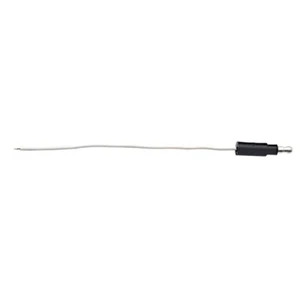 6" Single Lead Wire w/ .180 Bullet Termination & Stripped End - White -Set of 10 - Picture 1 of 1
