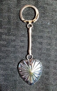 Heart Shaped Key Fob Snake Chain with Nice Clasp - Picture 1 of 2