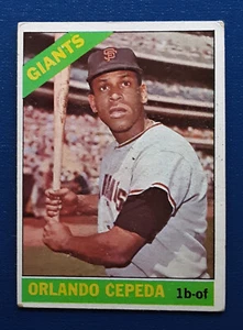 1966 Topps Baseball #132 Orlando Cepeda - San Francisco Giants - Picture 1 of 2