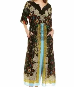 Johnny Was Botan Thalia Seiden-Maxikleid XL (beste Passform 14-16) neu UVP 470 $ - Bild 1 von 11