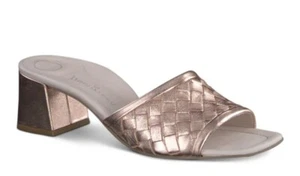 Paul Green Tisha Heel Rosato Nappa Metallic Womens Size US 7.5 UK 5 VG Condition - Picture 1 of 13