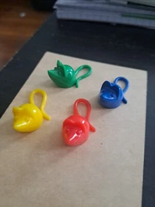 Mouse Trap Board Game All 4 Mouse Red Blue Green Yellow Replacement Parts - Picture 1 of 3