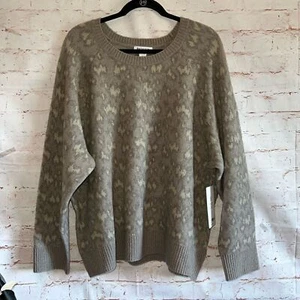 Athleta Pullover Damen 3X Hawthorne Struktur Crew Merinowolle Freizeitpullover - Bild 1 von 8