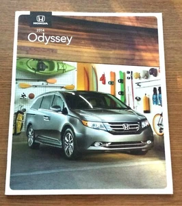 GENUINE 2014 HONDA ODYSSEY BROCHURE INCLUDES FOLD OUTS AND FULL STATISTICS - Picture 1 of 7