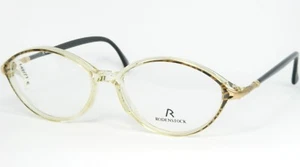 Vintage RODENSTOCK R8115 F CLEAR /GOLD BLACK EYEGLASSES GLASSES 8115 55-15-140mm - Picture 1 of 10