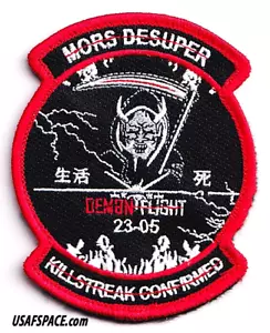 USAF 49TH OPERATIONS GROUP-49 0G-MQ-9 REAPER-DEMON FLIGHT-23-Holloman AFB-PATCH - Picture 1 of 3