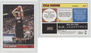 2005-06 Topps Bazooka Kyle Korver #83