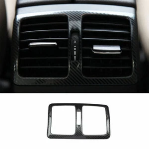 C-Class Carbon Fiber Steel Back Row Air Outlet Vent Cover Fit For Benz 2007-2014 - Imagen 1 de 7