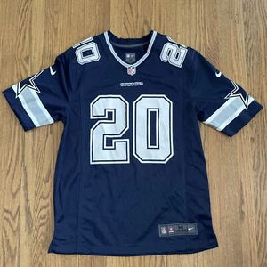 Nike On-Field Tony Pollard #20 Dallas Cowboys Navy Blue Away Jersey Sz Medium - Picture 1 of 9