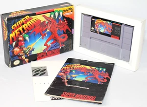 Super Metroid SNES Super Nintendo Complete CIB Authentic! Tested! RARE! - Picture 1 of 17
