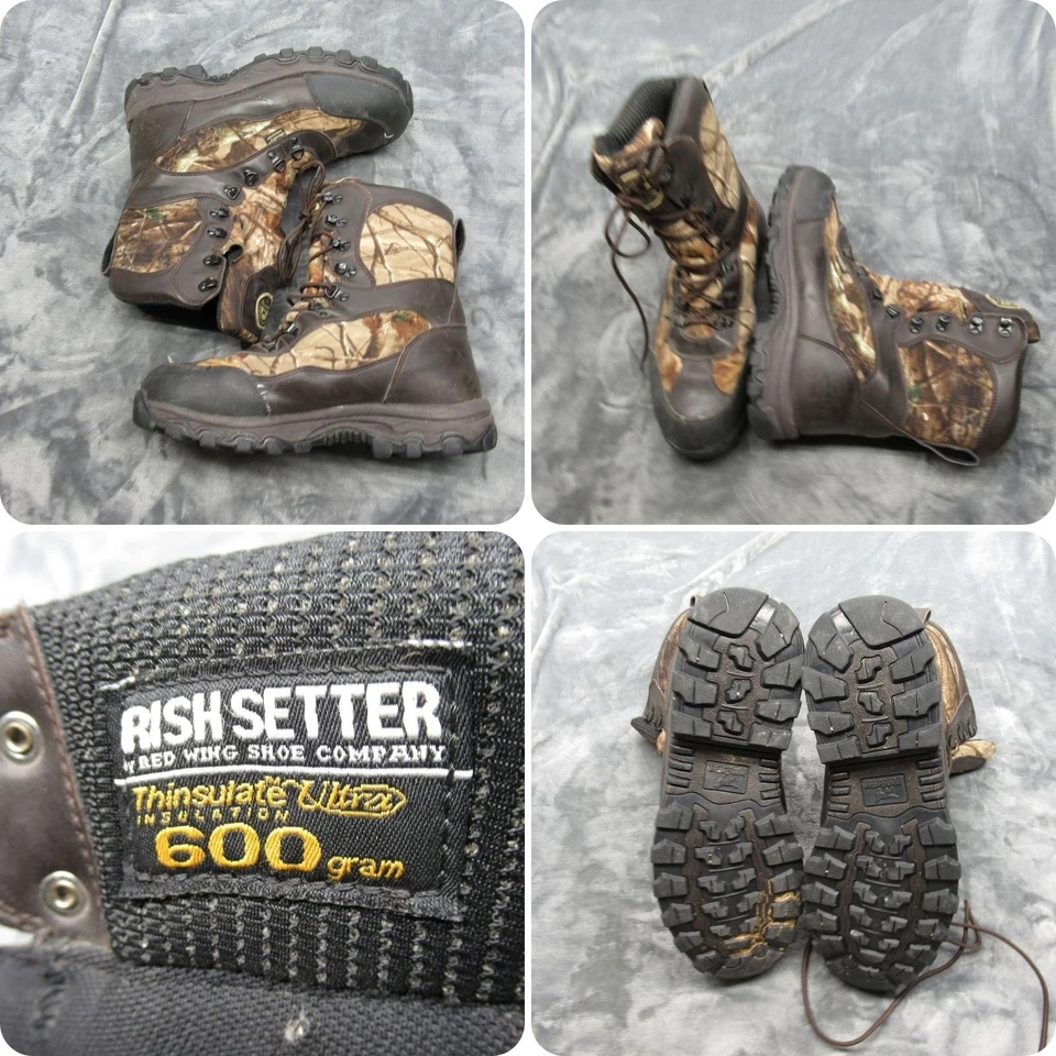 Irish Setter Red Wing Boots Mens 11 Camo 600g Waterproof Hunting Trail Phantom - Image 1 of 4