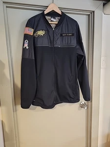 Nike Salute to Service Dri Fit NFL On Field Philadelphia Eagles Jacket Large Men - Picture 1 of 11