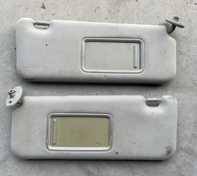 Par de parasoles para conductor y pasajero Scion TC 2005-2010 OEM tela gris Foto 1 de 4