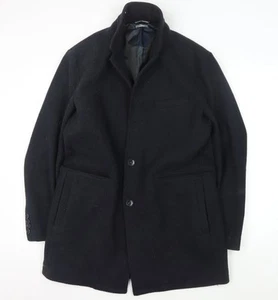 Abrigo Michael Kors para hombre negro mezcla de lana S - Imagen 1 de 12