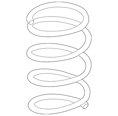 Honda Civic 2004-2005 genuino - resorte delantero 51401-S5A-C12 Foto 1 de 2