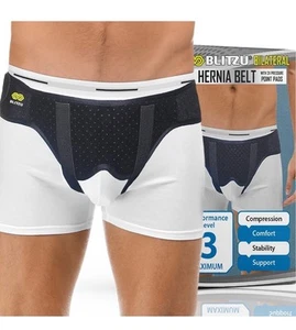 Hernia Belt for Bilateral, Double or Single Inguinal, Groin Hernia Support Truss - Picture 1 of 10