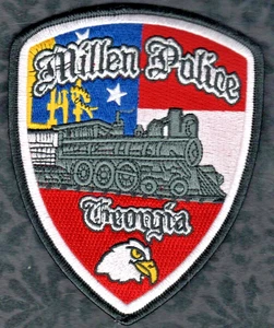 Millen Georgia Police Shoulder Patch -- Guaranteed Authentic - Picture 1 of 2