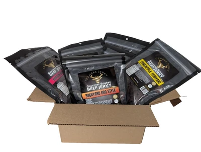 CAJA DE REGALO PECHUGA DE CARNE SECA GOURMET ESTILO HECHO EN CASA GEHRKE CECINA ENVÍO GRATUITO Foto 1 de 4