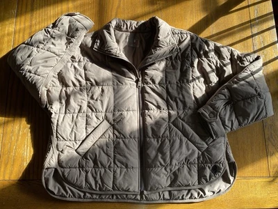 Free People FP Movement Pippa Packable Puffer Jacket Fossil Color Small sz 4 - Image 1 of 4