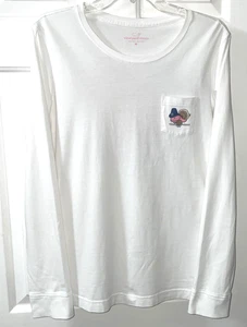 Camiseta de hombre Vineyard Vines Happy Thanksgiving 2016 manga larga talla M - Imagen 1 de 5