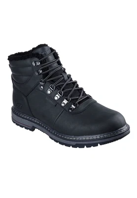 Skechers Herren CORADO Boot Stiefel gefüttert wasserfest 205623/BLK Schwarz - Bild 1 von 4