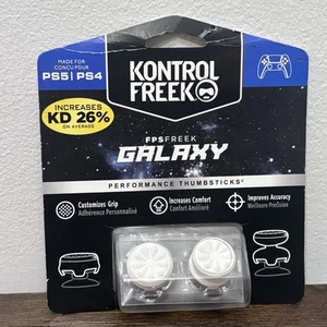 KontrolFreek FPS Freek Galaxy White for PS4 and PS5| Performance Thumbsticks - Picture 1 of 4