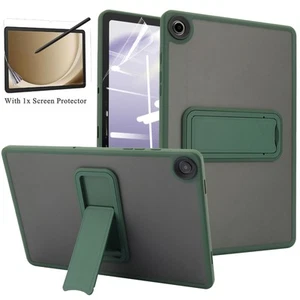 Funda delgada esmerilada con soporte a prueba de golpes + película de pantalla HD para Samsung Tab A9+/A9 Plus - Imagen 1 de 24
