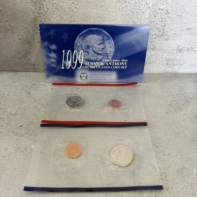1999 P & D Susan B Anthony Dollars US Mint issued set-choice gem/BU #6P12 - Image 1 of 4