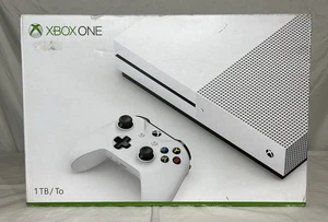 Microsoft Xbox One S 1TB Console - White Brand New Open Box - Picture 1 of 12