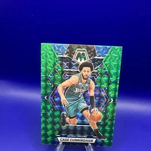 Cade Cunningham 2022-23 Panini Green Mosaic Prizm #6 Pistons * Bent Back Tip * - Bild 1 von 5