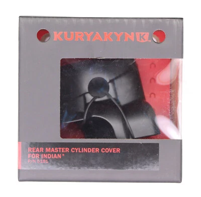 Cubierta del cilindro maestro Kuryakyn, número de pieza trasera - 5181 para Indian Foto 1 de 3